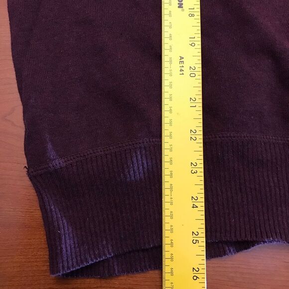 NWT Sonoma Mens Burgundy V-Neck Pullover Sweater Size Small - Picture 12 of 16